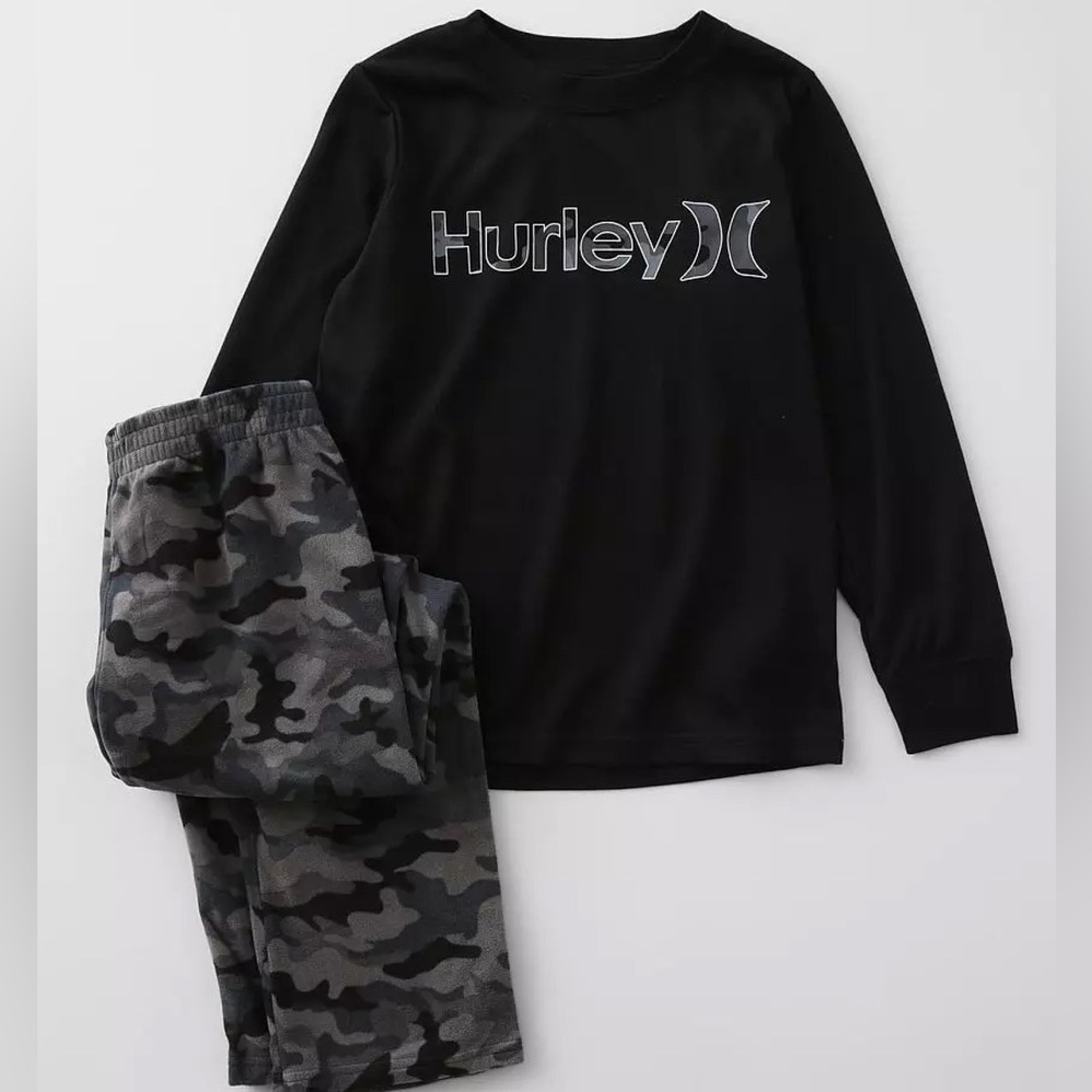 Hurley Camo Youth Pajamas - NEW WITH TAGS - size 12